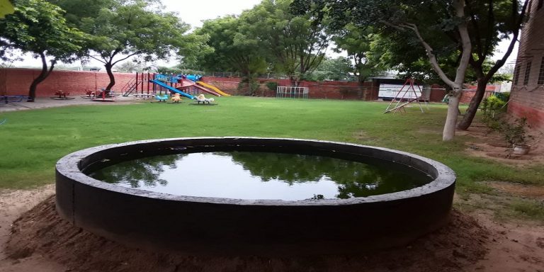 15 Pre Primary 'Play Pond' under construction